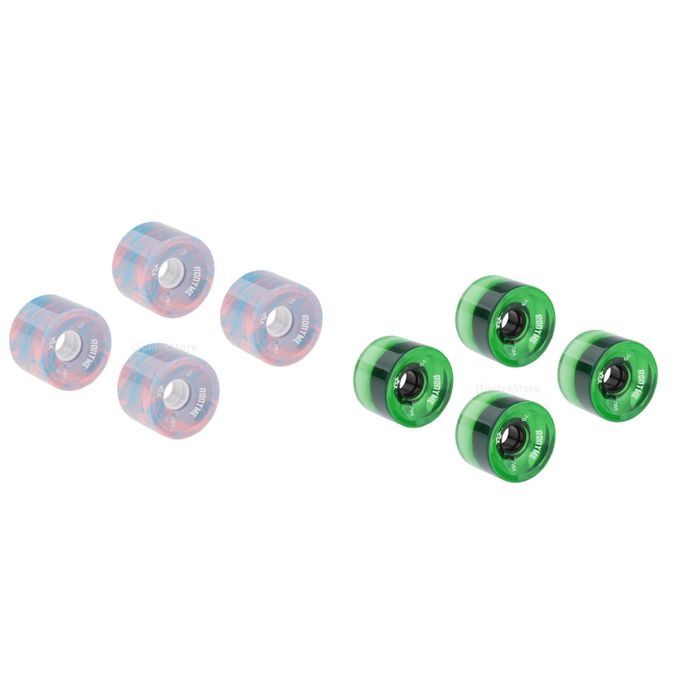 8Pcs Skateboard Wheels Roller 78A ABEC-9 Bearing Casing Parts