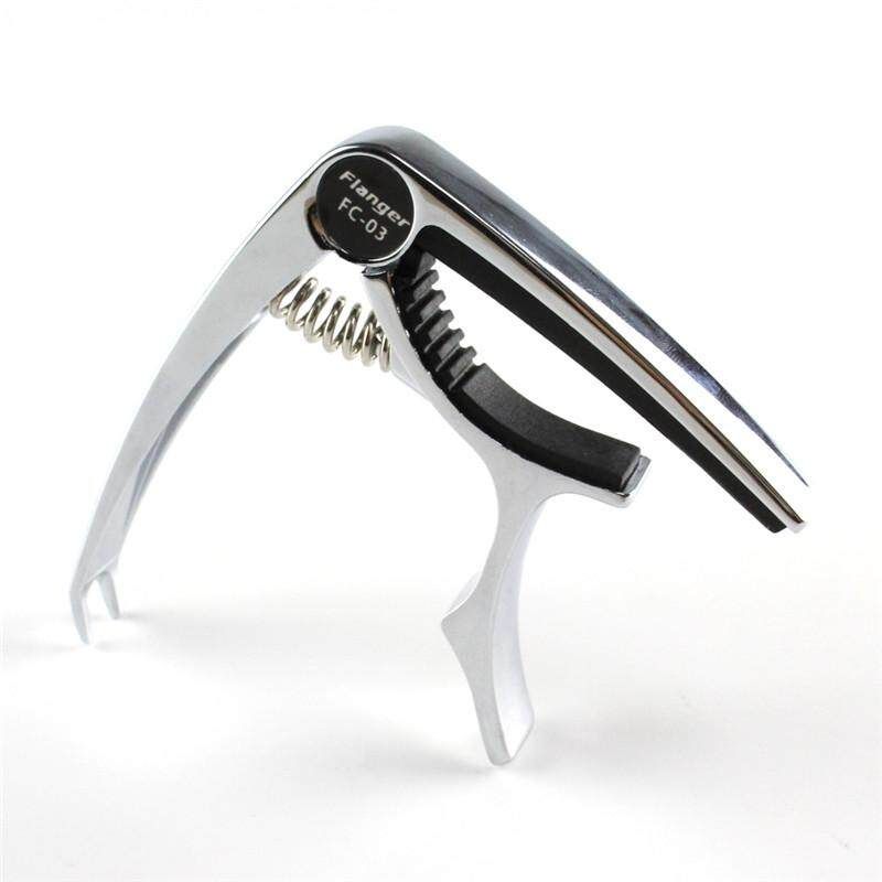 KOKKO FC-03 Guitarra Guitar Tuner Clamp Key Trigger Professional Key Trigger Capo For Acoustic Guitar Bass Part Accessories Silver (silver)