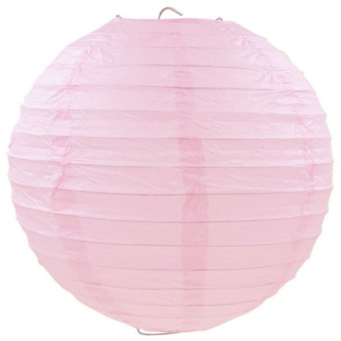 Round  Hinese Paper Lanterns Birthday Wedding De Oration Gift DIY  Rafts-light Pink-8 In Hes