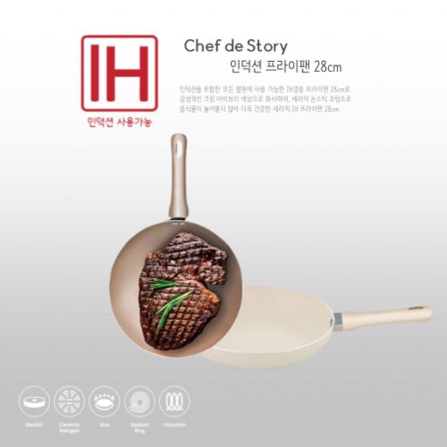 Chef's Table Induction Nonstick Coating Frying Pan