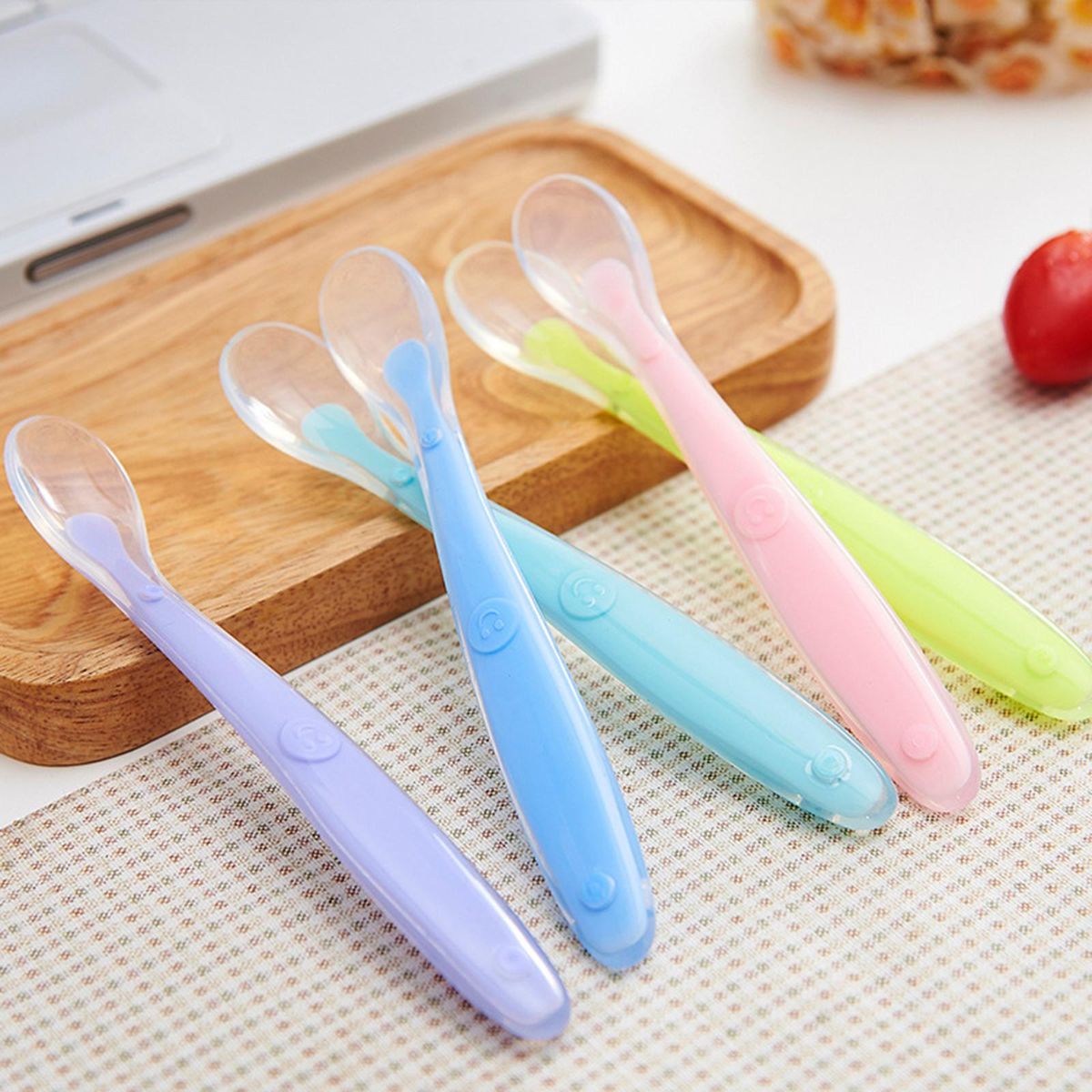 5 Pieces Baby Feeding   Spoon For