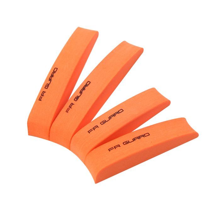 4Pcs EVA Foam Car Vehicle Door Edge Scratch Collision-Orange