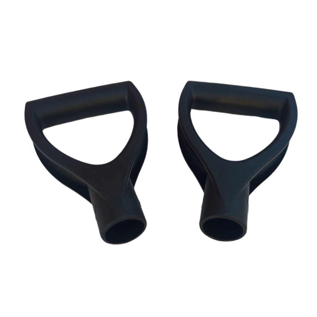 2pcs Snow Shovel D Grip Handle Replacement Fits For Spades Forks And