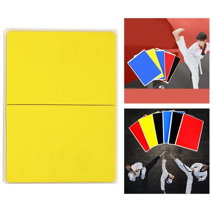 Boxing Karate Breakable Training Equipment 1cm Yellow
