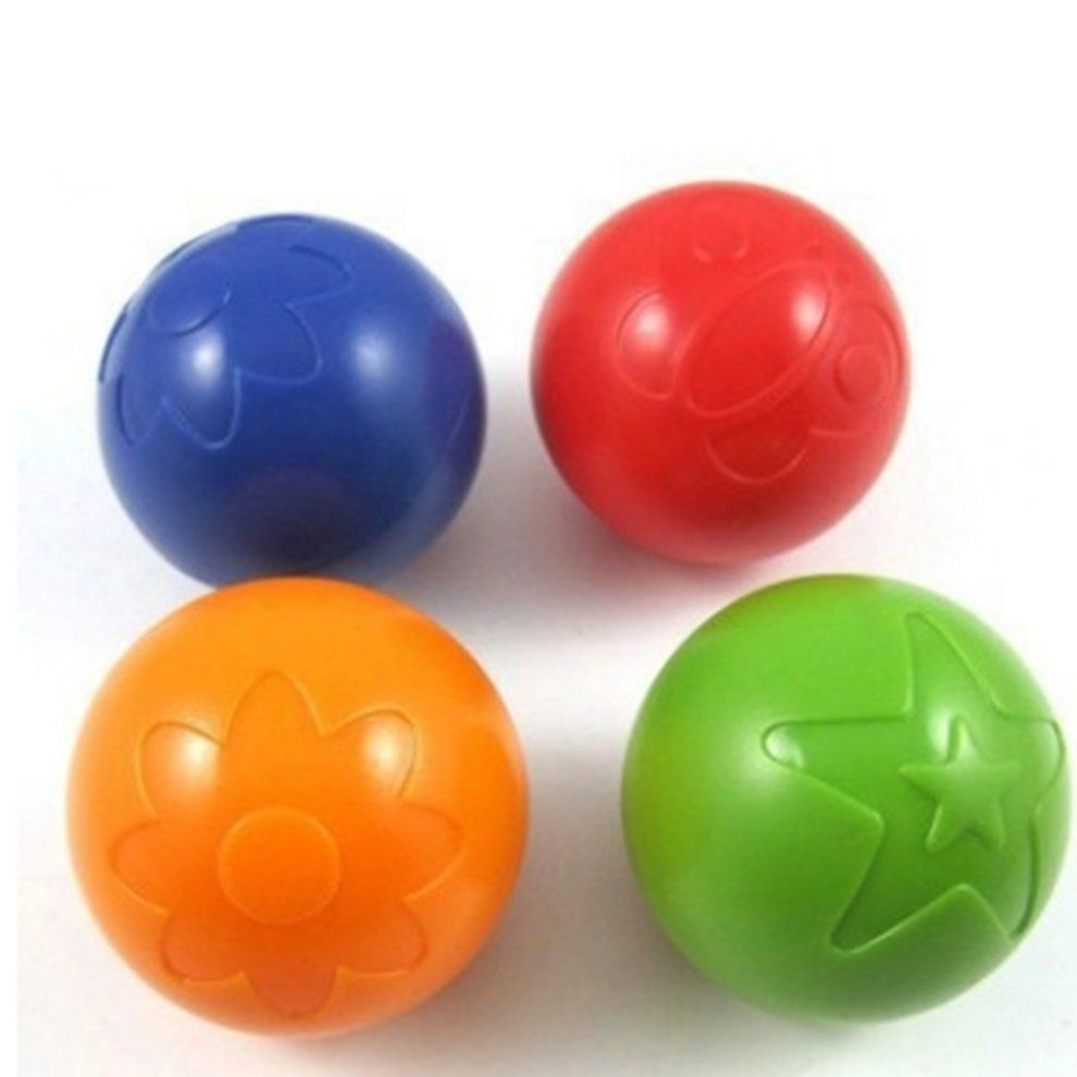 UU Baby Rattles Hand Rustling Grasp Bouncing Ball Kids Early Educational Toy-blue