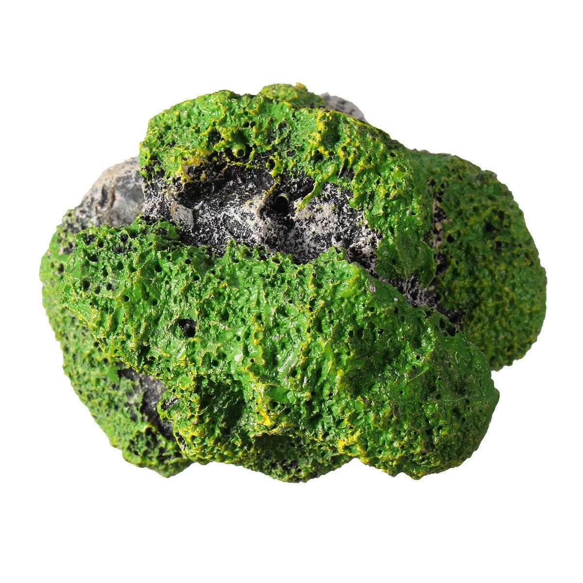 New Large Aquarium Fish Tank Floating Rocks Suspended Decoration Ornament S S 9.2x6 Cm/3.6x2.4 Inch