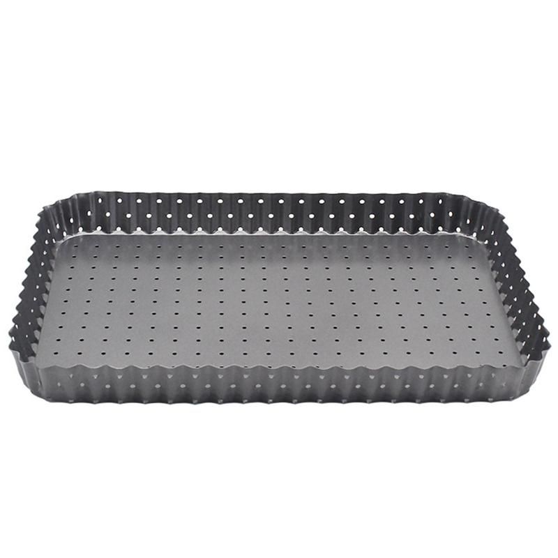 Cake Pizza Pie Baking Tray Practical Carbon Steel Pizza
