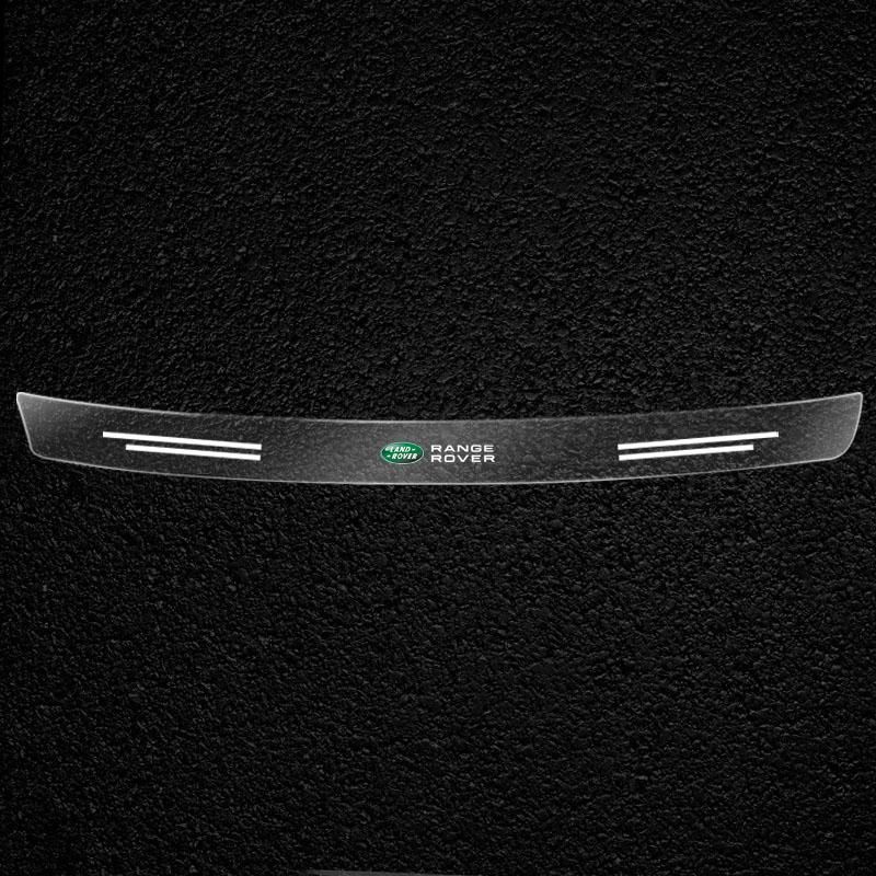 Transparent Car Logo Trunk Rearper Sticker Guard Plate Protector Ford Rover Range Rover Velar Discovery 2 3 4 Deer