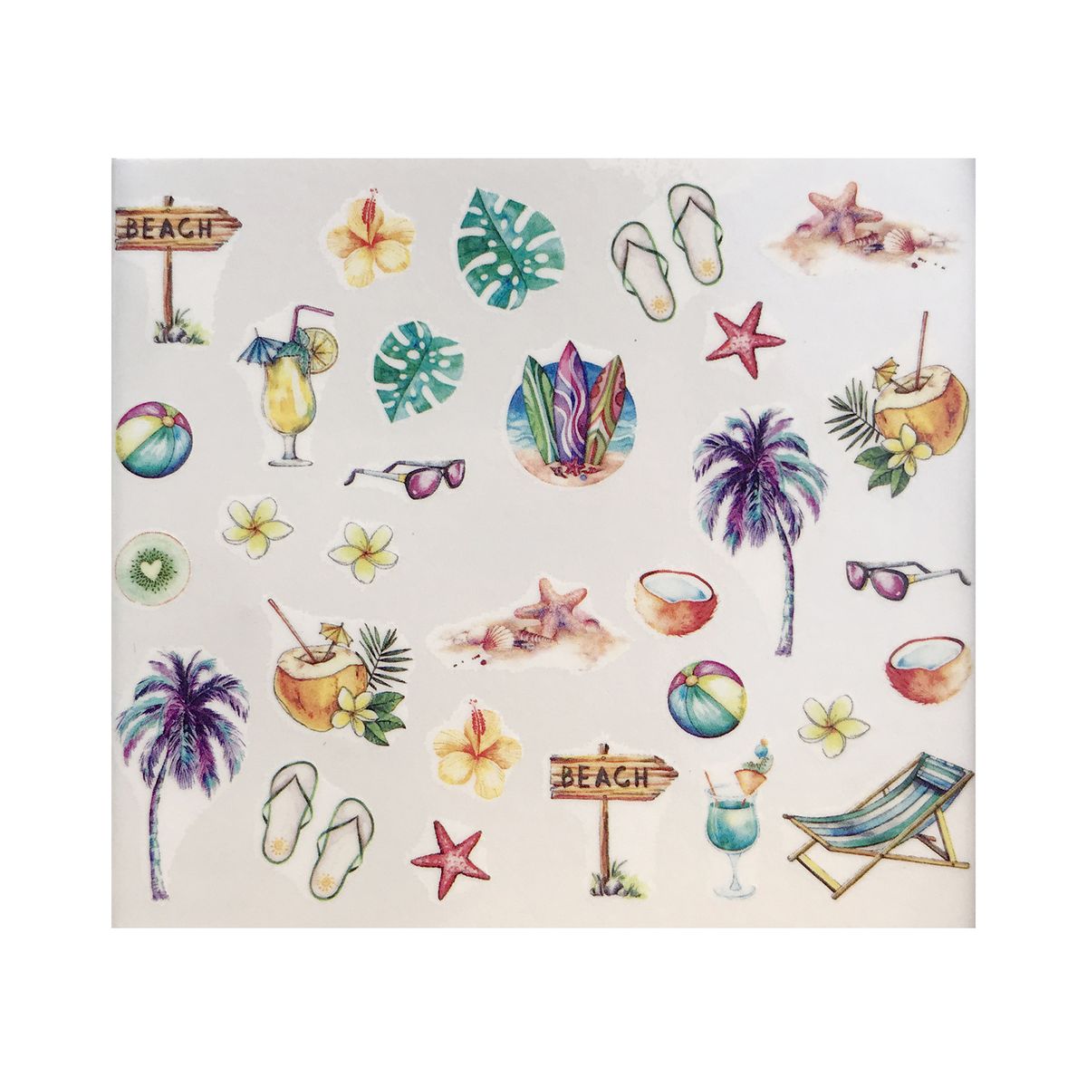 Nail Sticker Multiple Designs Art Christmas Style Sticker-