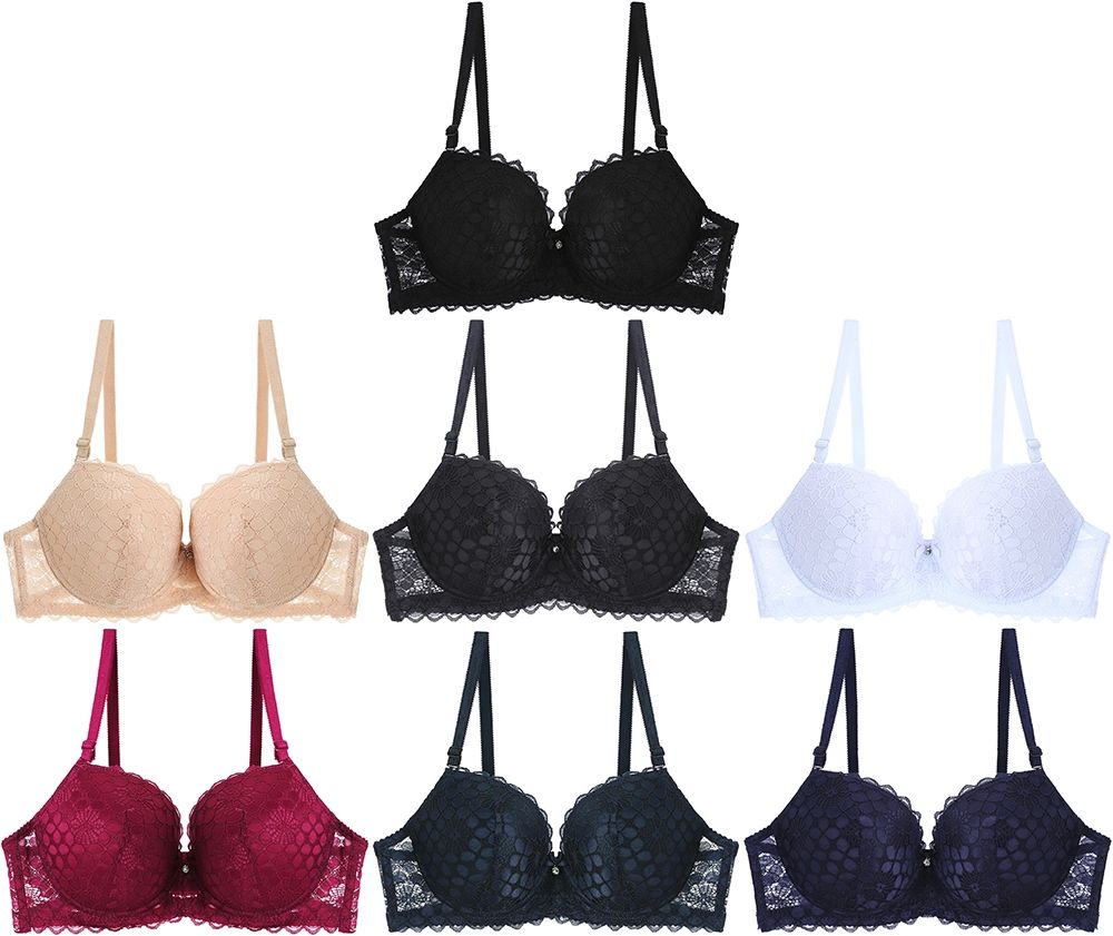Ladies Single Padded Thin Cup Bra ( C Cup)