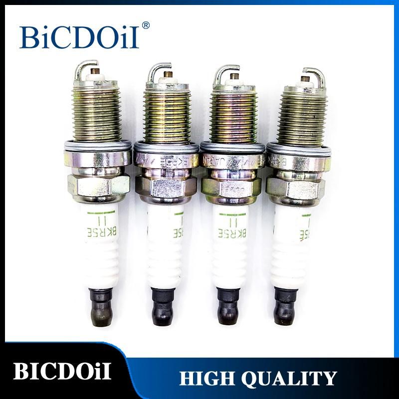 4/6Pcs Normal Spark Plug 6953 BKR5E-11 for Kia Rio Sedona Mazda 2 Toyota Corolla Yaris Hyundai Accent Veracruz Azera BKR5E11