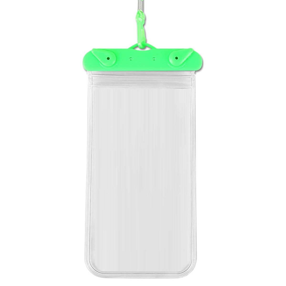 1 Set Mobile Phone Bag Beach Camping Waterproof Phone Bag Green