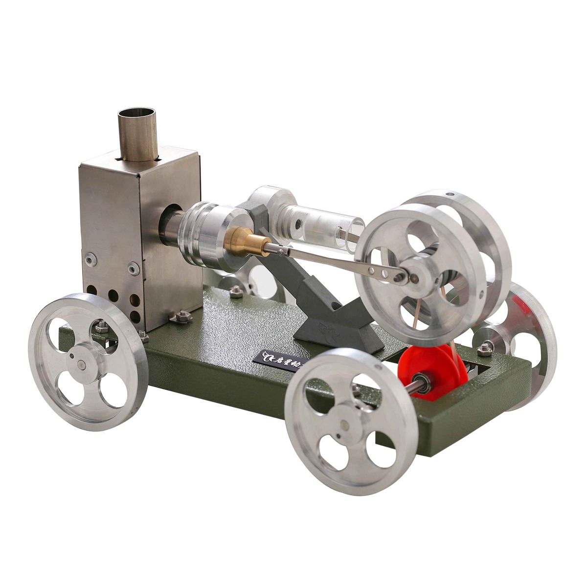 Hot Air Stirling Engine Motor DIY Model Car Vehicle Kit