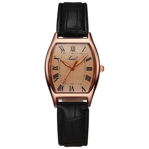 Leather Wristwatch For Women - Leather Quartz Wristwatch -