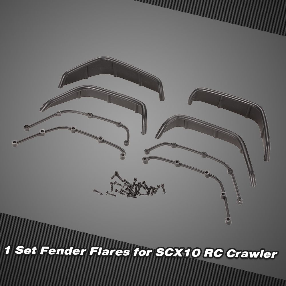 1 Set RC Crawler Fender Flares For 1:10 Axial SCX10 RC4WD