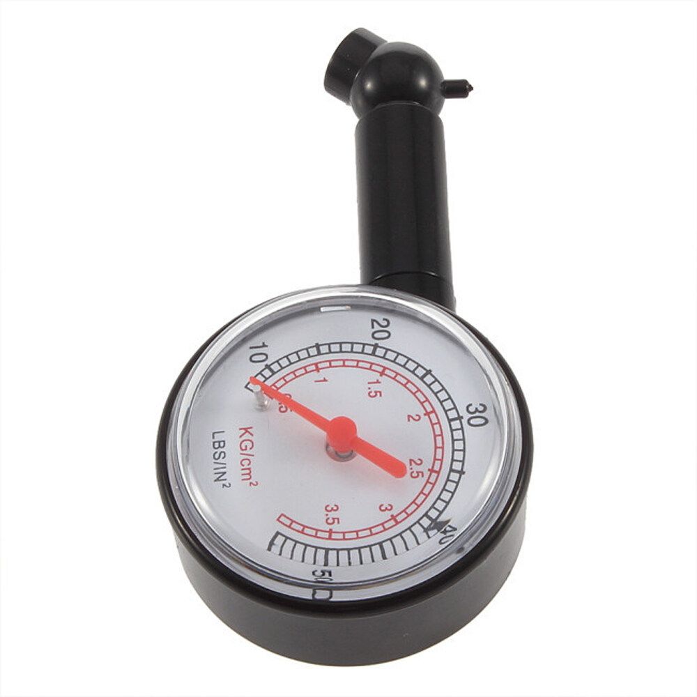 (0-50)PSI(0-3.5) BAR Dial Tire Meter Tyre Measuring Tool For Cars/Motorcycles/Bicycles