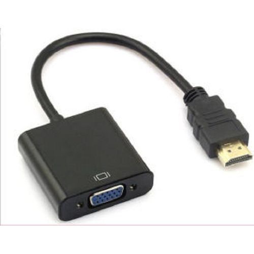 HDTV To VGA Analog Converter Black Cable.