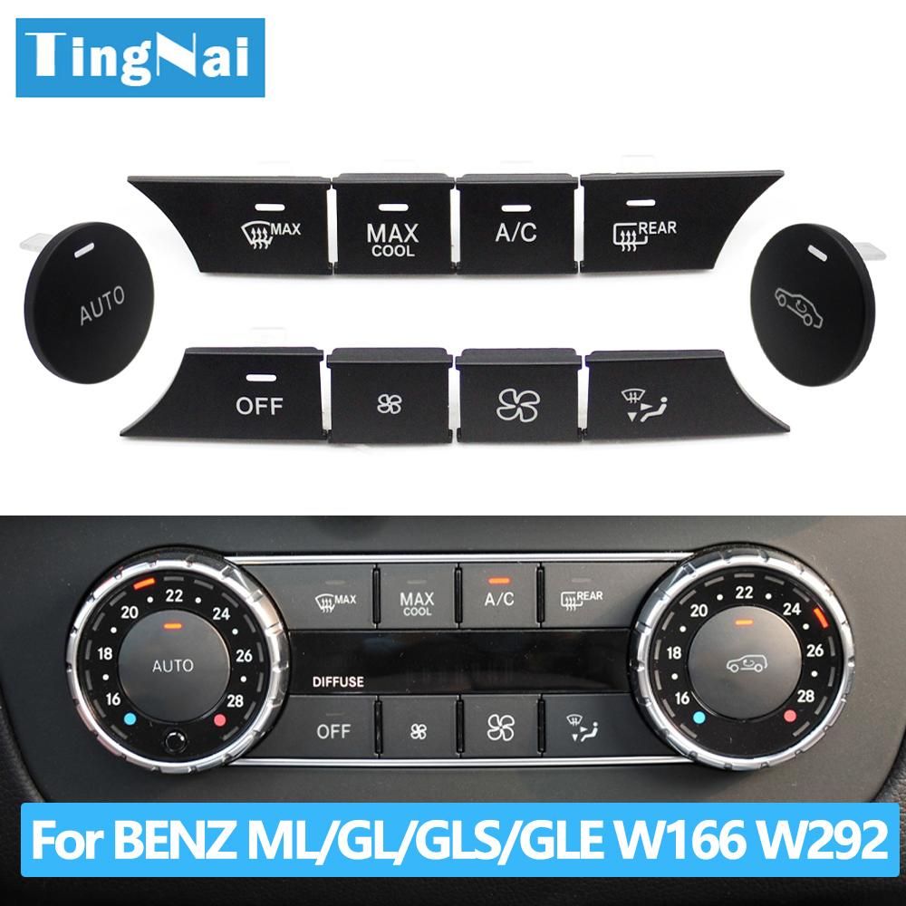 Car Console AC Heater Climate Control Switch Button For BENZ ML GL GLE GLS W166 X166 W292 ML 350 ML550 GL350 GL450 GLE400 GLS450