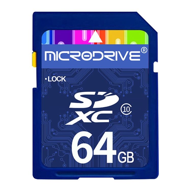 Microdrive 64GB Class 10 SD Memory Card