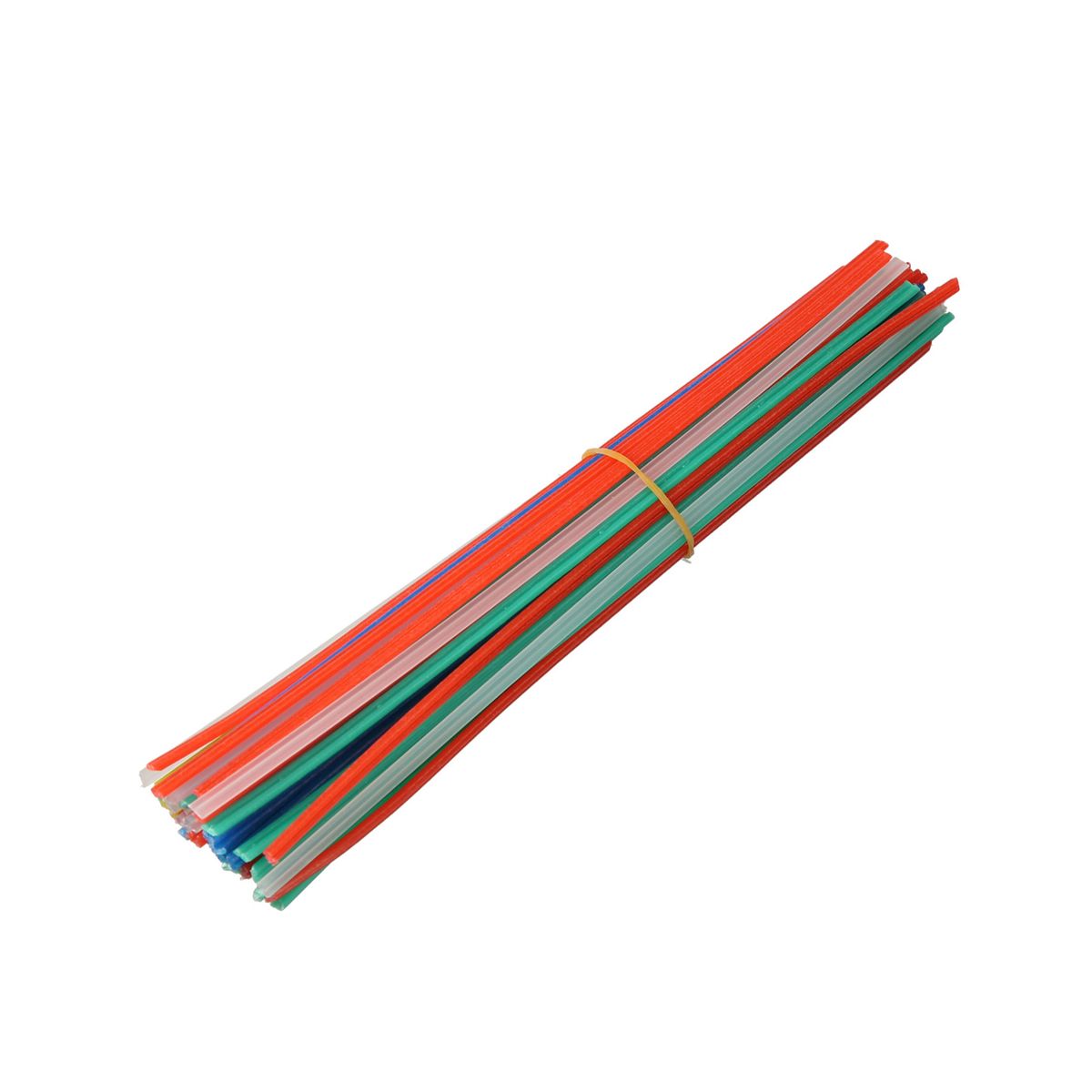 50pcs 5Color Plastic Welding Rods PP Welder Rods For Plastic