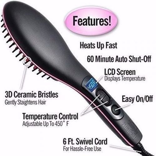 Professional Ceramic Hair Straightening Brush