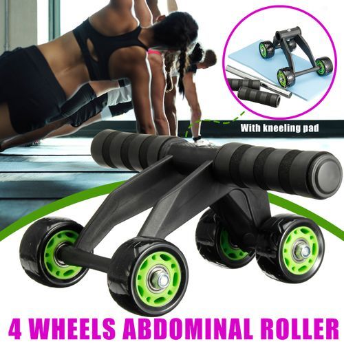 Wheeled Abdominal Wheel With Brake Pads