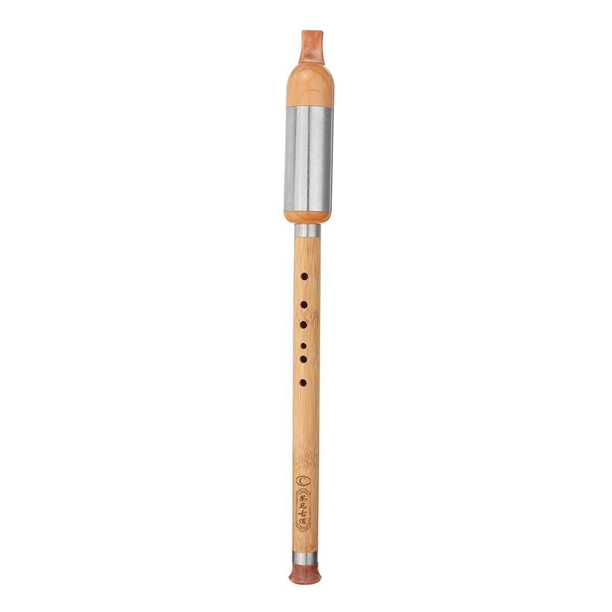 1PCS B//G/F Key Chinese Ethnic Instrument Black Bamboo Bawu Pipe BaWu Flute Tune Detachable With Chinese Knot/Case C Tune