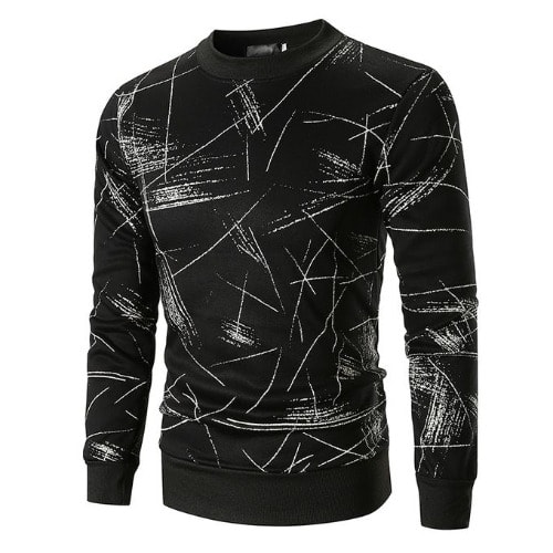 DEFACTO Sweatshirt For Men  - Black