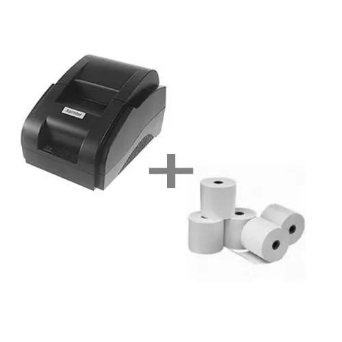 58mm Thermal Receipt Pos Printer + 5 Rolls Paper