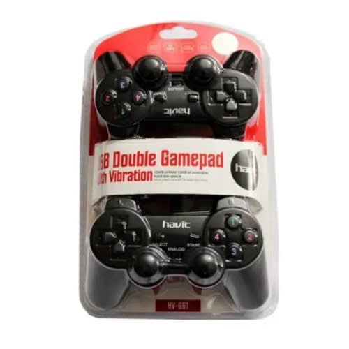 Twin Wired Gamepad Controller Hv- G61