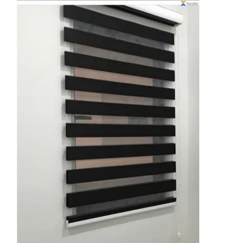Window Blind Plain Black For Day And Night - 1.7X1.6 - 67