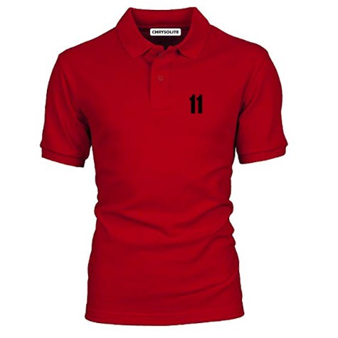 11 Short Sleeve Polo - Red