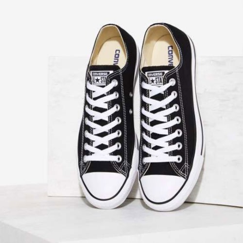 Low Top Black All Star Sneaker
