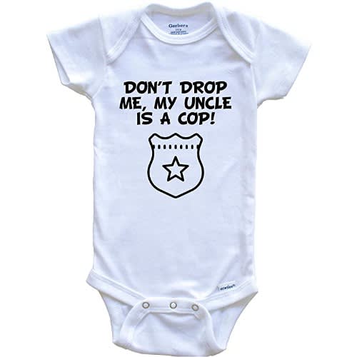 Don't Drop Me Baby Onesie Unisex Bodysuit - White