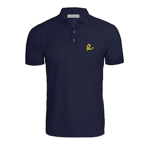 Rebirth Polo T-shirt - Navy Blue