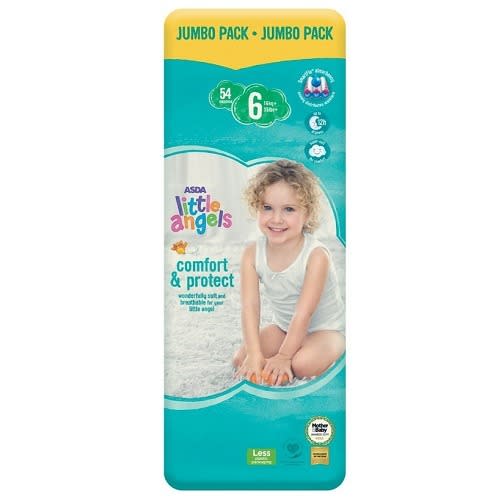 Little Angels Diapers - Size 6 - 54Counts