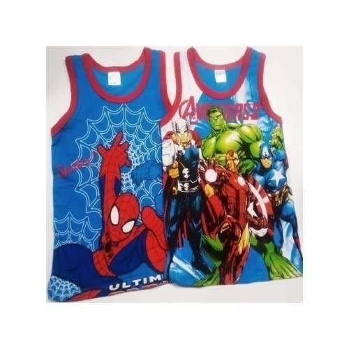 Cartoon Characters Boy's Singlet - Set Of 6