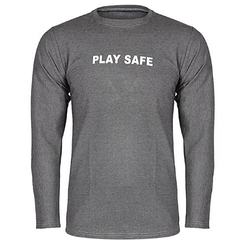 Playsafe Longsleeve Sweatshirt- Grey