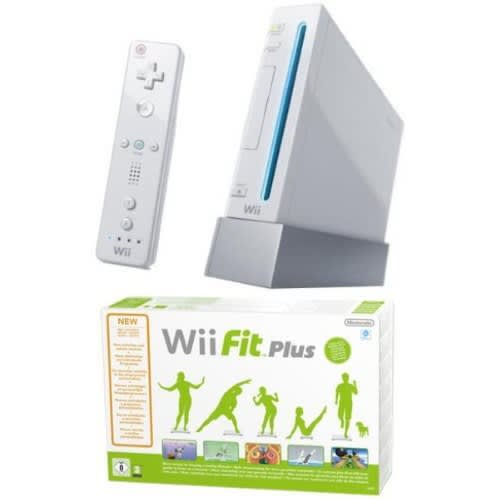 WII Console + WII Fit Balance Board Plus