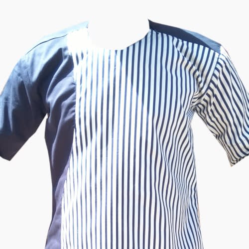 Men's Patterned Shirt - Black