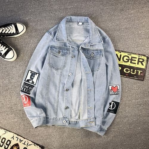 Casual Fitted Men's Denim Jacket