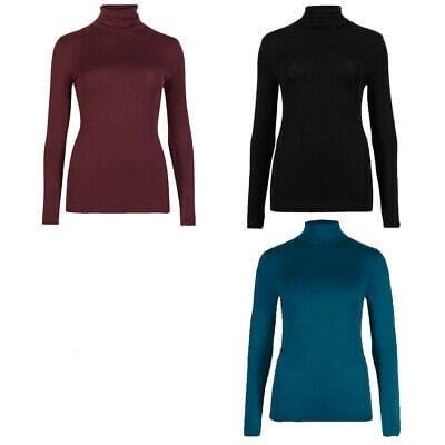 Women's Turtleneck Tops - 3 Pieces