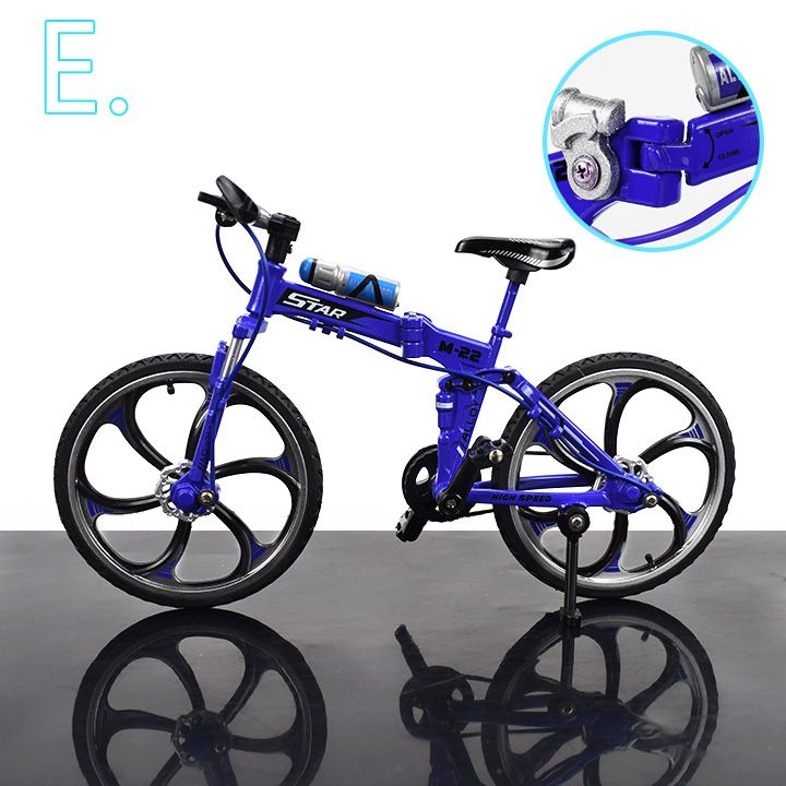 Mini Finger BMX 1:8 Alloy Diecast Bicycle Model Finger Toys Mountain Bike Racing Simulator Adult Toys For Boys Gift Collection