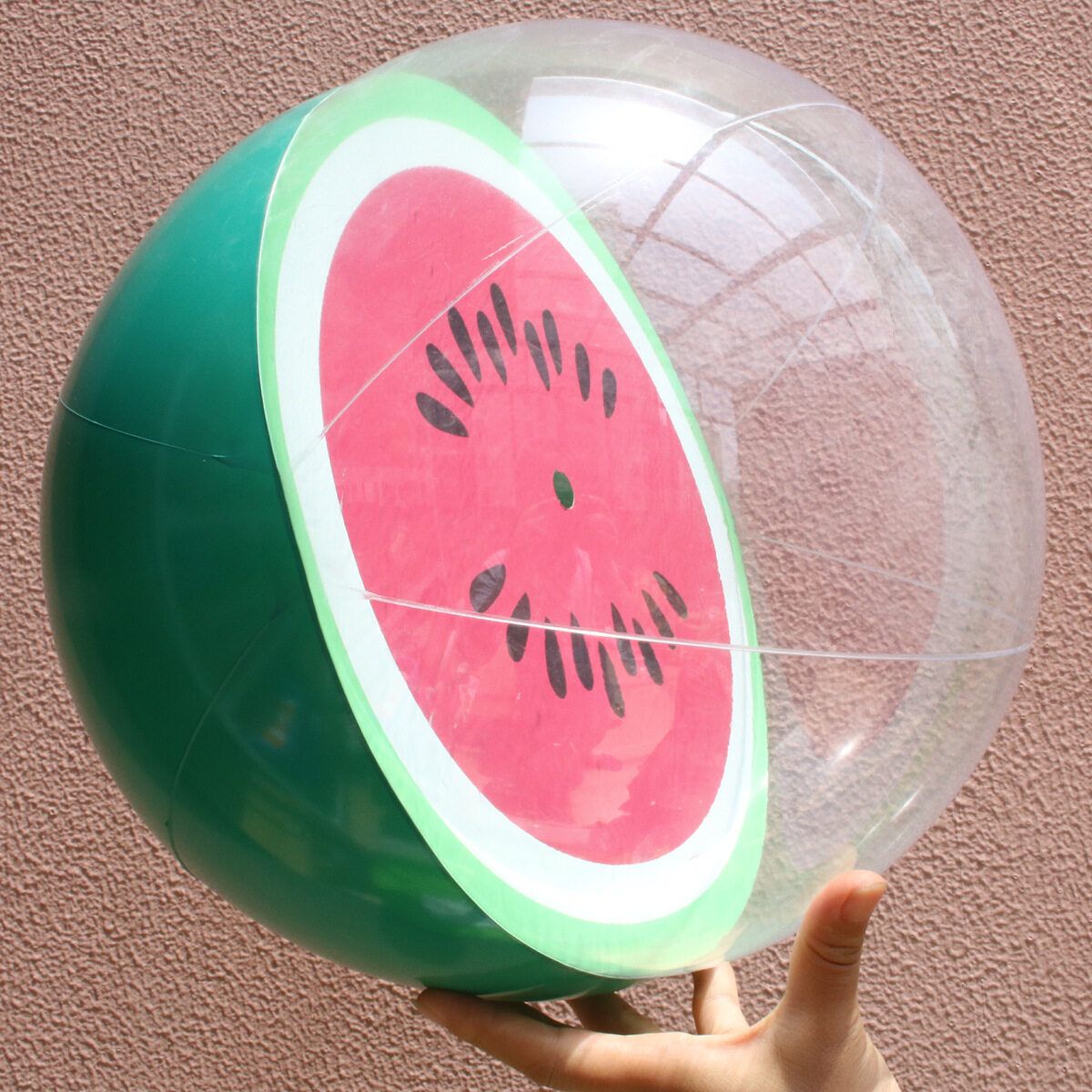 40cm PVC 3D Environmental Inflatable Beach Ball For Holiday Swimming Party Beach Balloon Game Gifts Watermelon