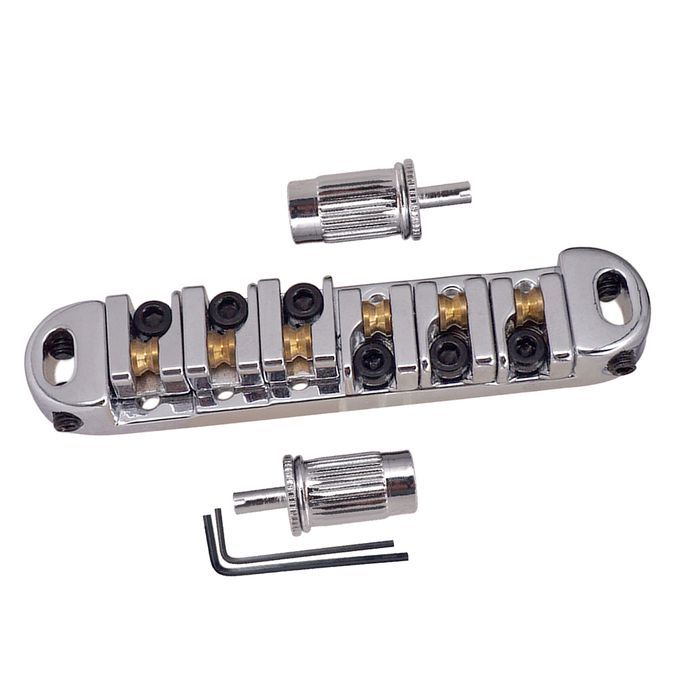 Locking Roller Saddle Bridge For Gibson Les Paul Electric Guitar