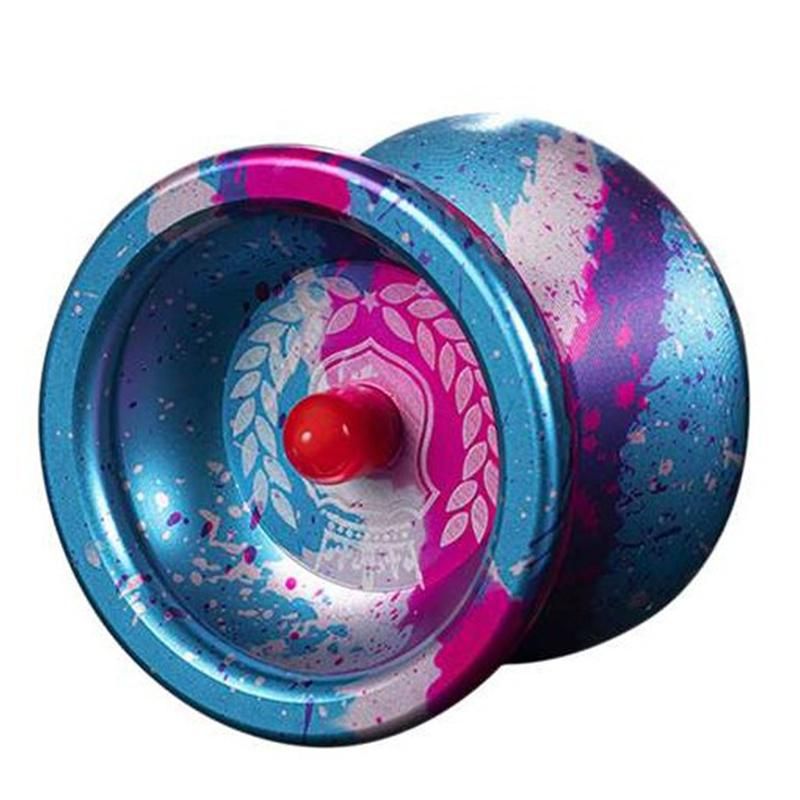 Yoyo Professional Magic Yoyo Metal Yoyo With 10 Ball Bearing Alloy Aluminum High Speed Unresponsive Yo Yo Classic Toys For Kids