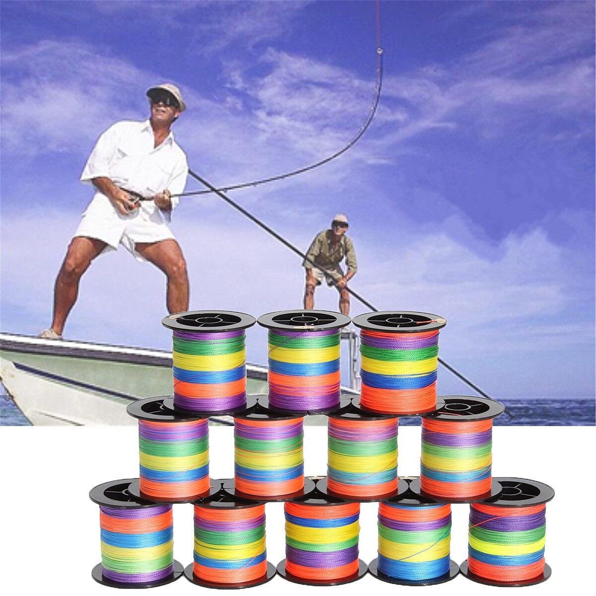 100M Super Strong Dyneema Spectra PE Braided Sea Line 1# One