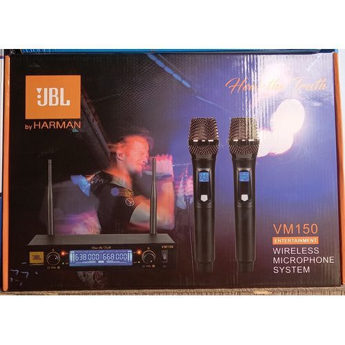 Professional Long Distance Wireless Microphone System With Dual UHF Handheld Microphone Vm150