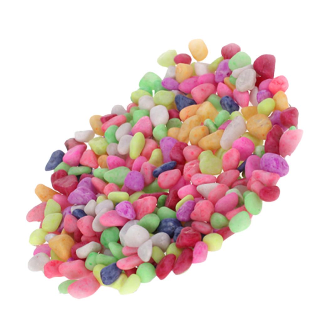 Colorful Aquarium Gravel  Rocks Pebbles 150g Fish Tank Vase