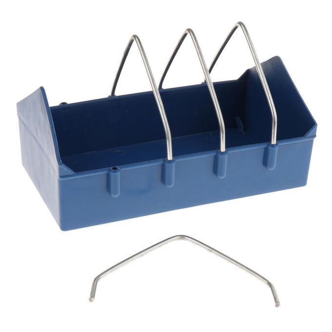 Bird Feed Bowl Drinking Water Cup Feeding Trough For Pigeons Parrots
